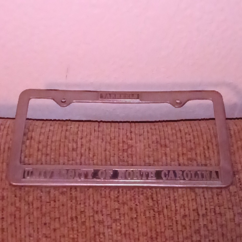 NC TAR HEELS LIC PLATE FRAME